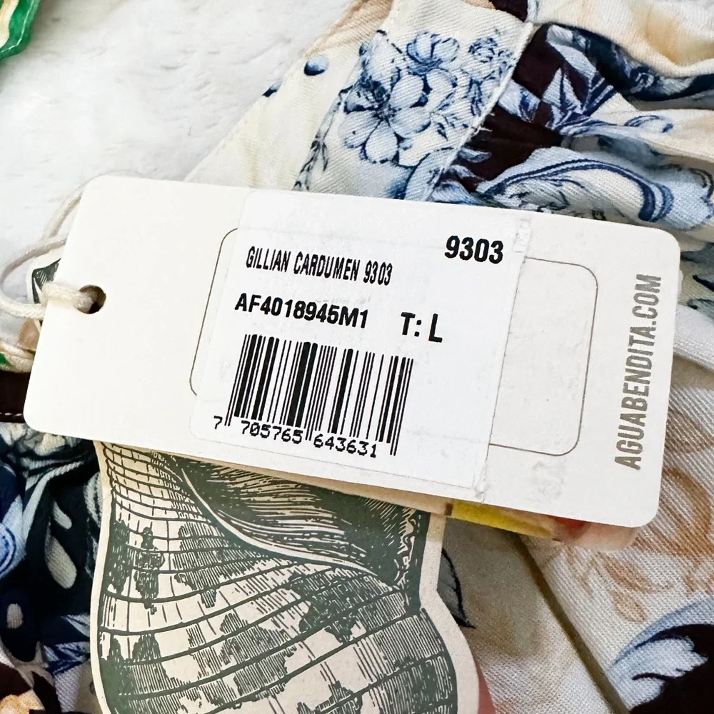 NWT- AGUA BENDITA x Revolve Gillian Cardumen Beachy Mini Dress